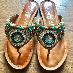 Naughty Monkey Leather Sandals